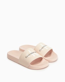 RECYCLED CANVAS SLIDERS, Peach Blush, hi-res