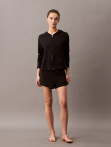 FRNCH TRRY ZP HDBlack, Black, hi-res