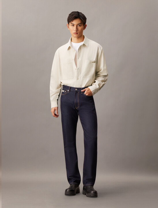 Relaxed Cotton Chambray Shirt