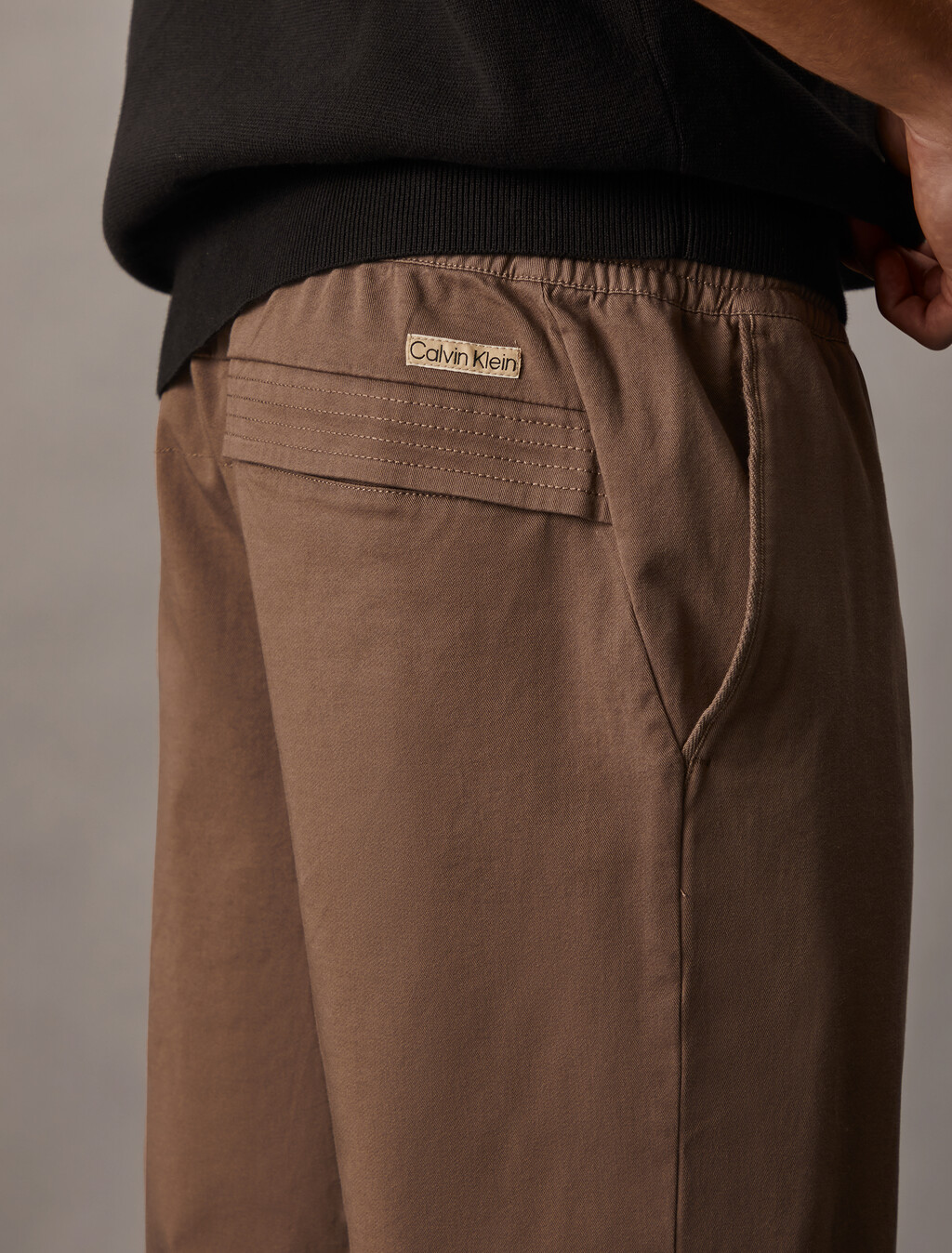 Essentials Slim Drawcord Chinos, Falcon, hi-res