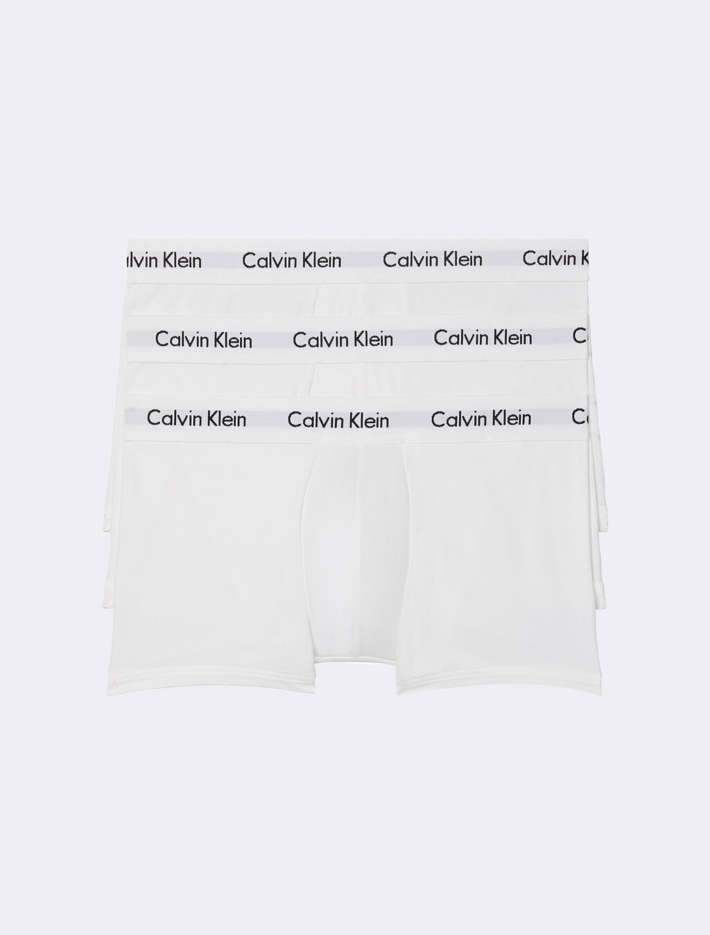 Cotton Stretch 低腰貼身短版四角褲（3 件組）, White, hi-res