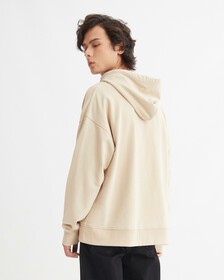 PREMIUM ESSENTIALS 連帽衛衣, Classic Beige, hi-res