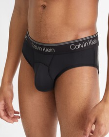 Athletic Micro Hipster Briefs, Black, hi-res