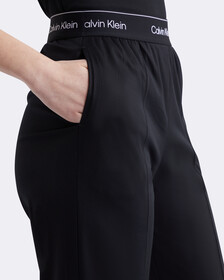 Modern Sport 高腰寬管運動褲, BLACK BEAUTY, hi-res