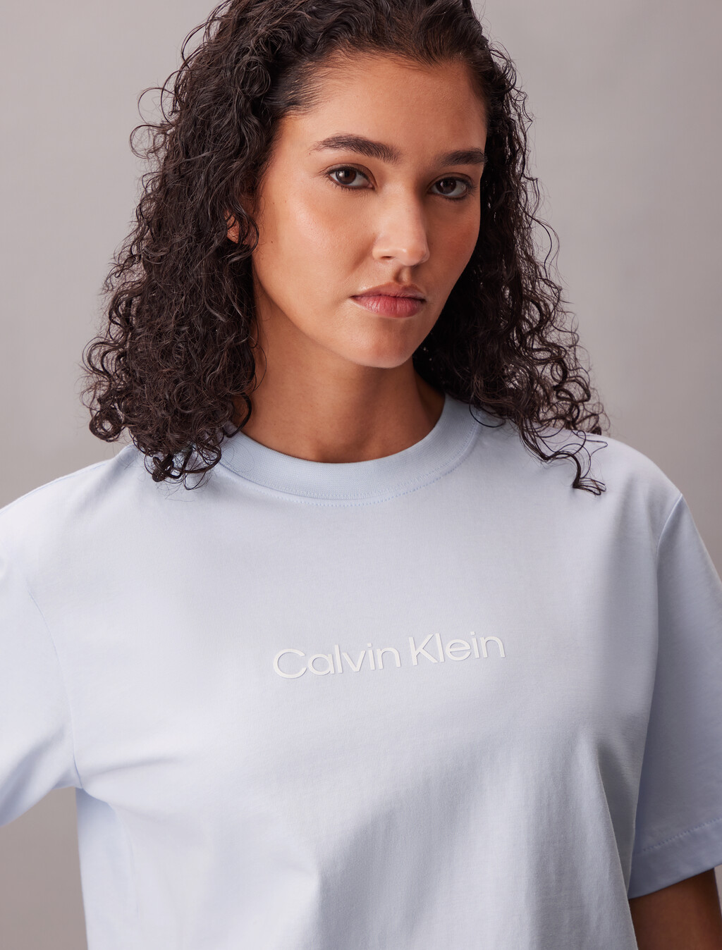 Relaxed Standard Logo Crewneck Tee, Ancient Water, hi-res