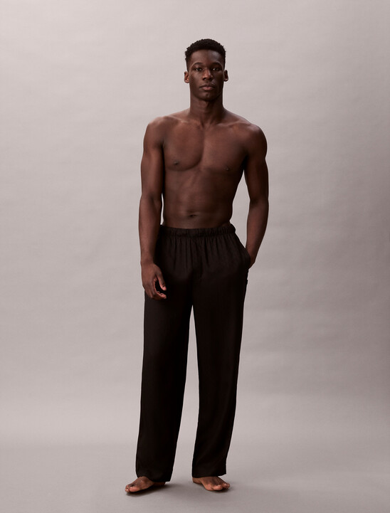Satin Jacquard Pyjama Pants