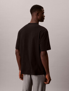 Pyjama Top - Icon Cotton Stretch, Black, hi-res