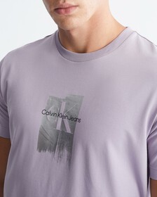 金屬色 Monogram 有機棉 T 裇, Lavender Aura, hi-res