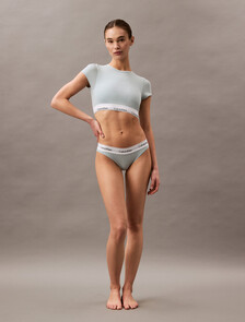 Icon Cotton Bikini, Sterling Blue, hi-res