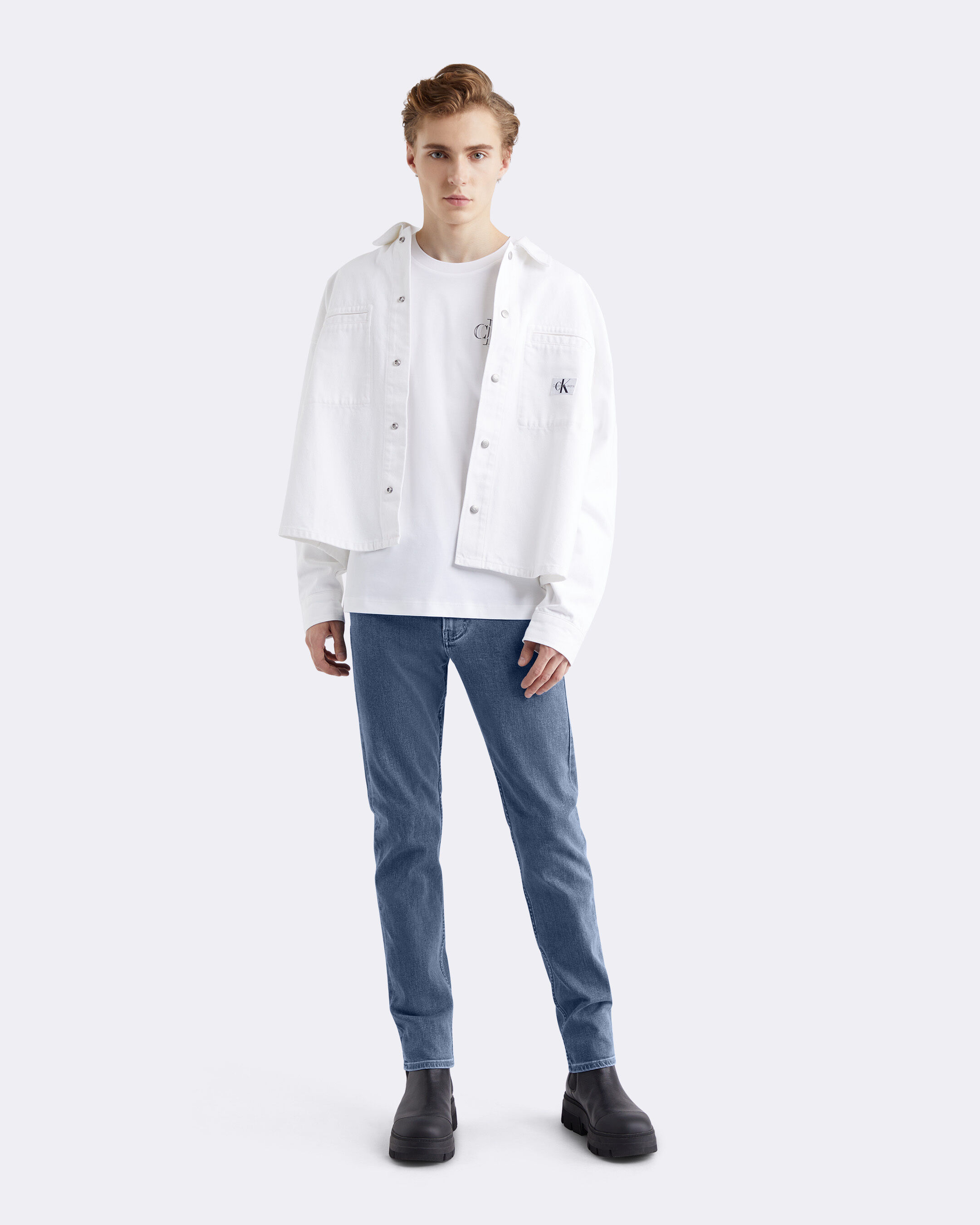 Calvin klein power stretch jeans hot sale