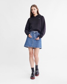 Archive Logo Fleece Hoodie, Black Beauty, hi-res