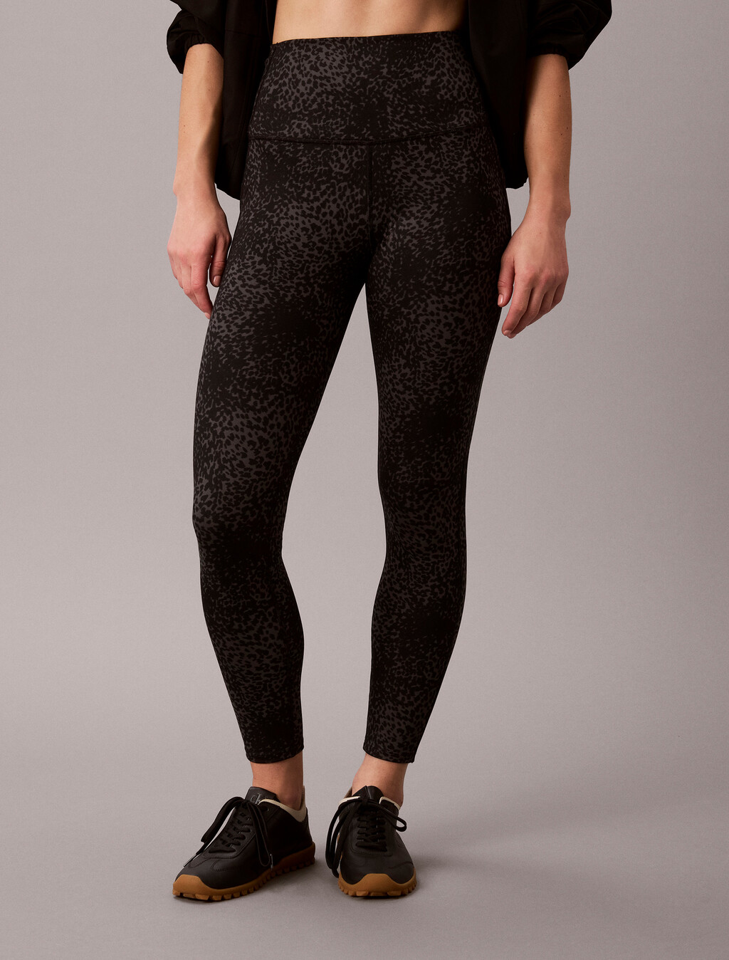 Quick-Dry High-Rise 7/8 Gym Leggings, 21040 TIDAL ANIMAL W BLACK, hi-res