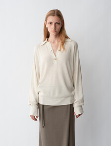 Helga 毛衣, White, hi-res