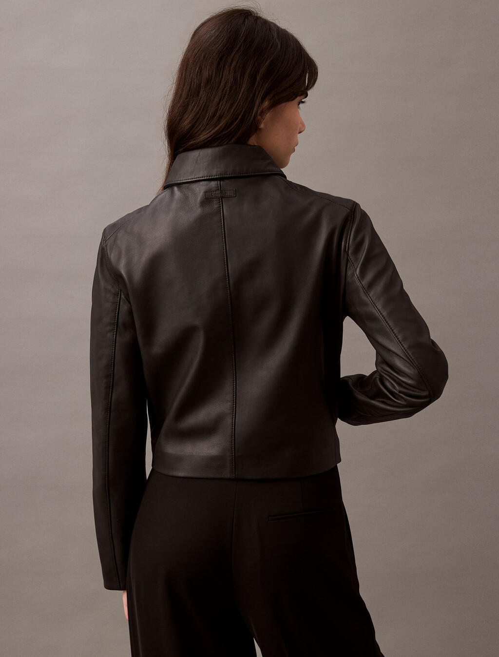 Nappa Leather Jacket, Black Beauty, hi-res