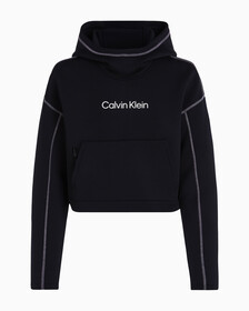 Cropped Logo Hoodie, BLACK BEAUTY, hi-res