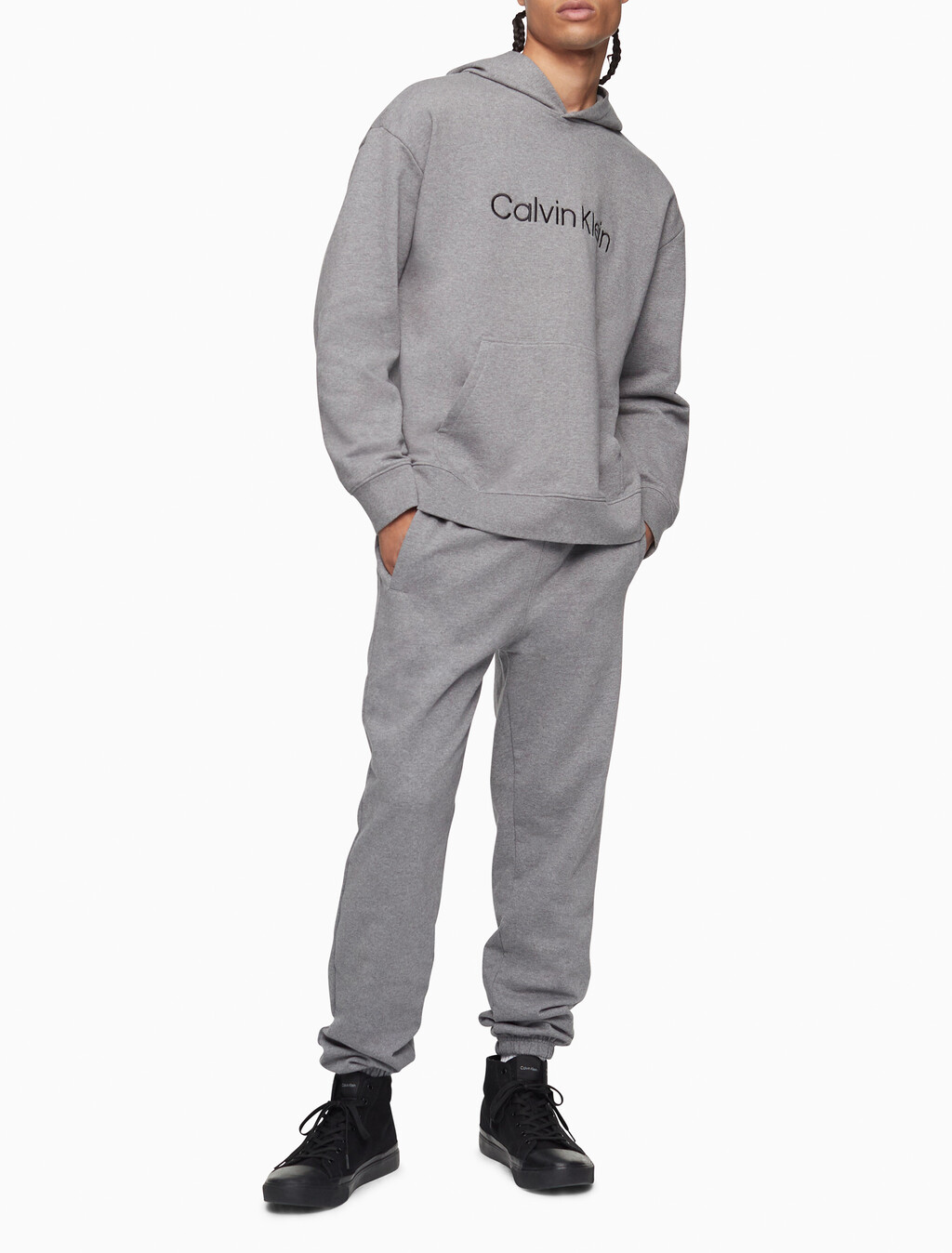 Standard Logo Joggers, MEDIUM GREY HEA, hi-res