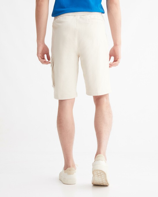 MONOGRAM  BADGE  SWEAT SHORTS