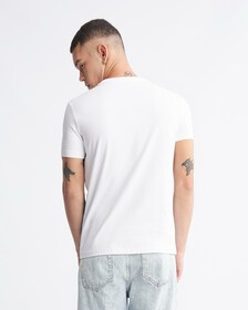 Multi Layering Logo Tee, Bright White, hi-res