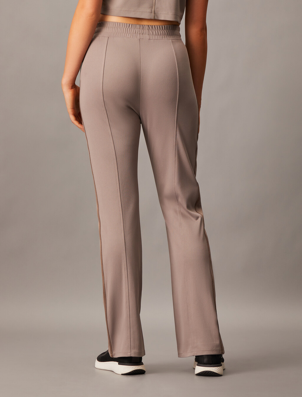 CK Sport Icon Tricot Flare Sweatpants, Driftwood, hi-res
