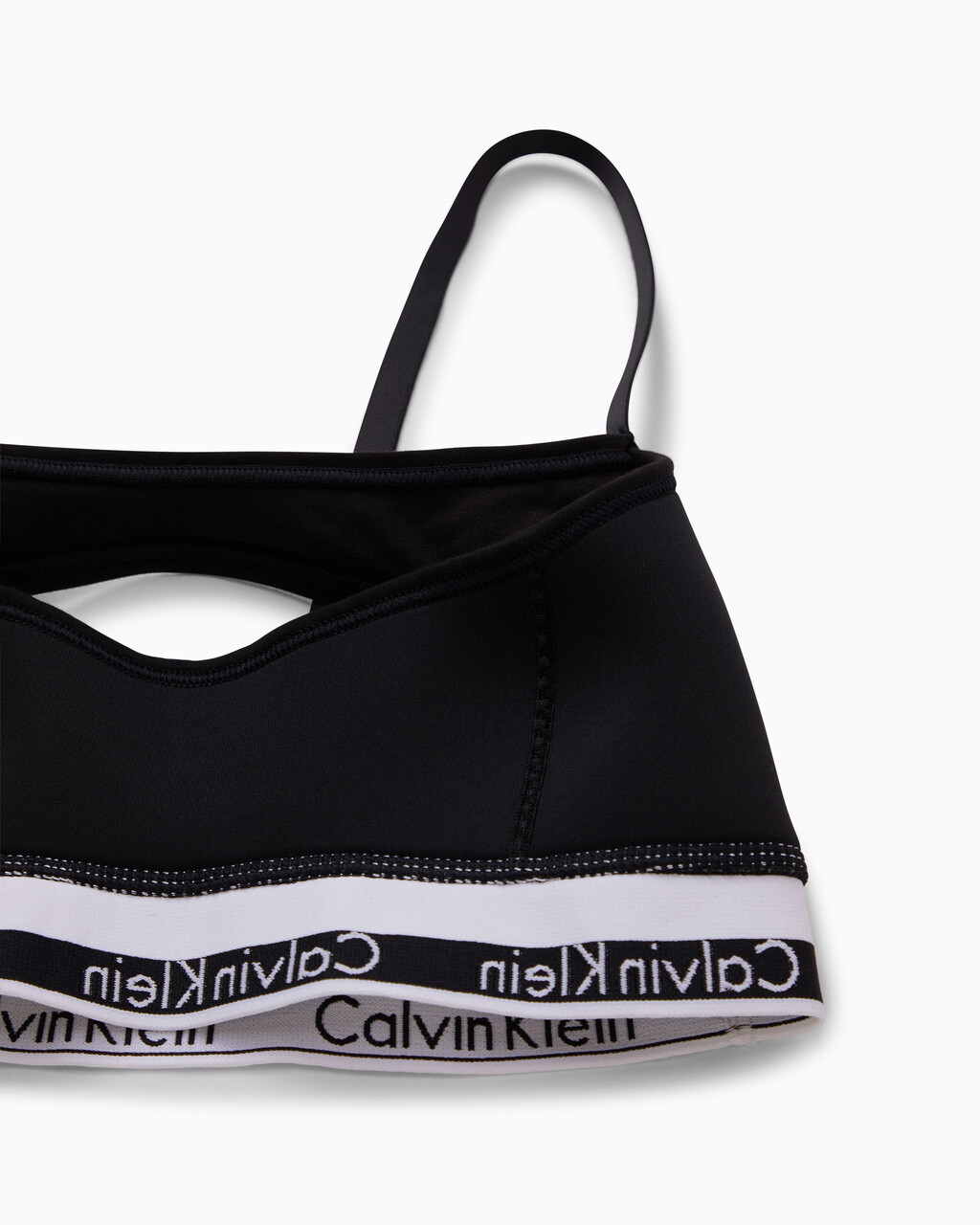 Calvin Klein Neon Cotton Stretch Bralette Black QF5983J - Free Shipping at  Largo Drive