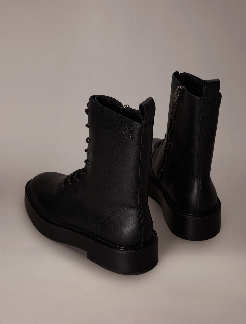 Concave Welt Lace Up Boot, Black, hi-res