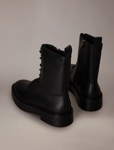 Concave Welt Lace Up Boot, Black, hi-res