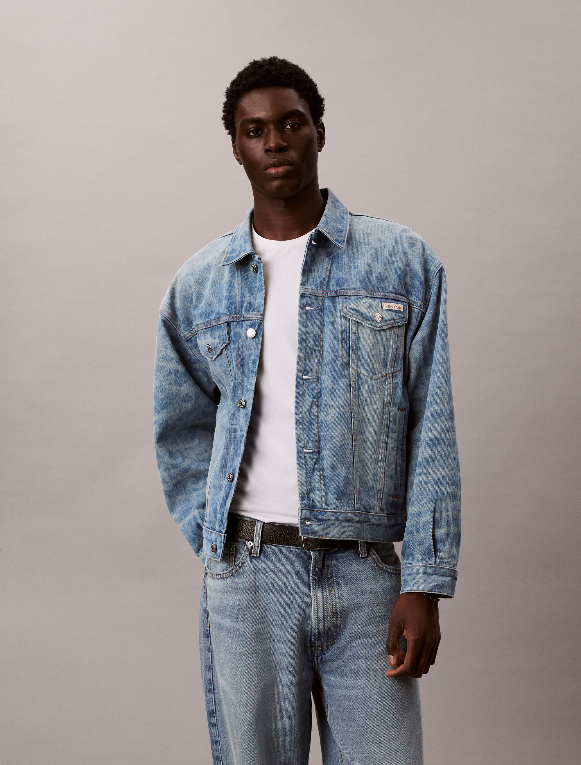 90s Logo Denim Jacket | blue | Calvin Klein Hong Kong