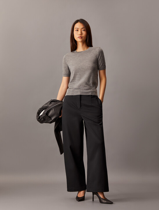 Cotton Chino Relaxed Trousers