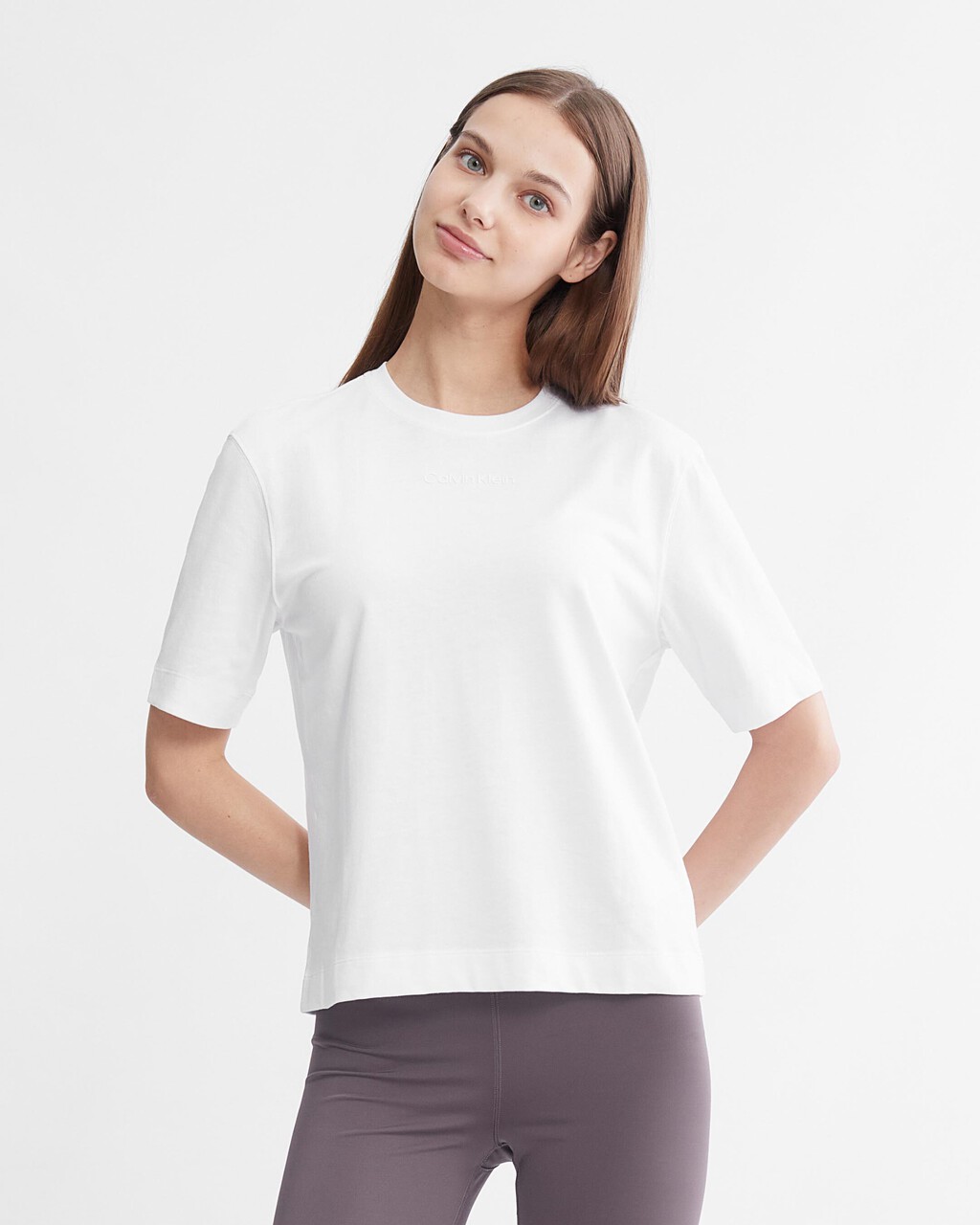 ESSENTIALS 寬鬆版型 T 裇, BRIGHT WHITE, hi-res