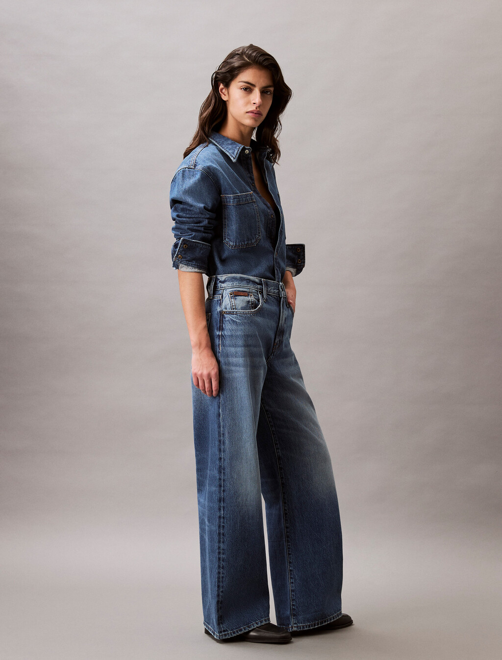 Wide Leg Fit Jeans, CONSTELLATION, hi-res