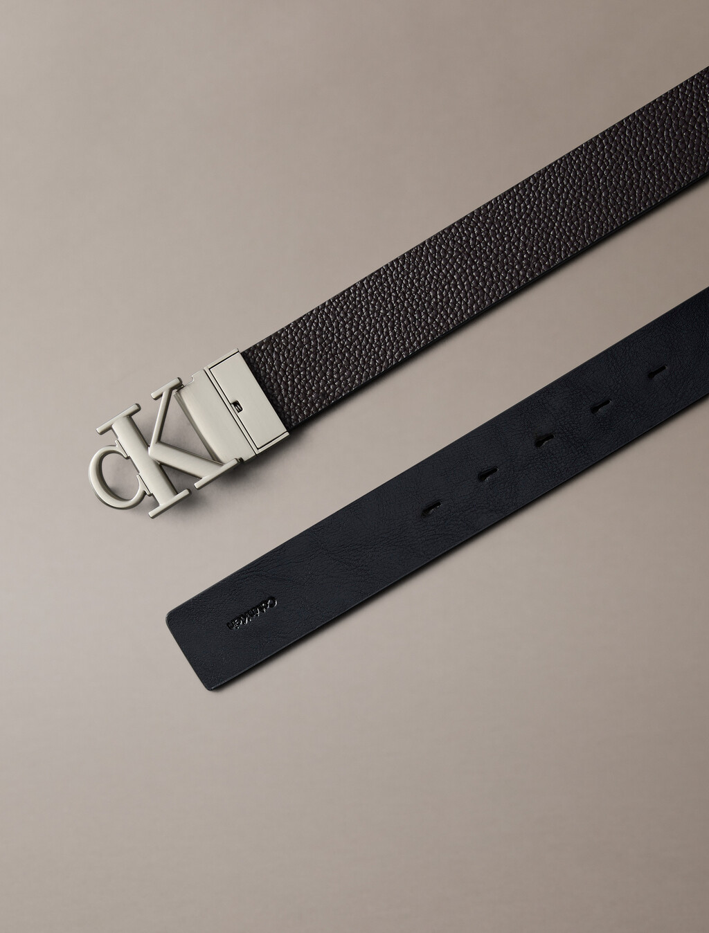 CK BCKL TMBLD 35MM ABlck/CK Drk Brw, Black/CK Dark Brown/Brushed Nickel, hi-res