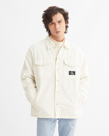 MODERN NEUTRALS OVERSIZED PADDED SHIRT JACKET, Denim Light, hi-res