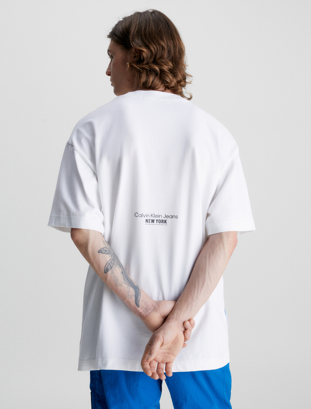 Oversized Printed T-Shirt, Bright White, hi-res
