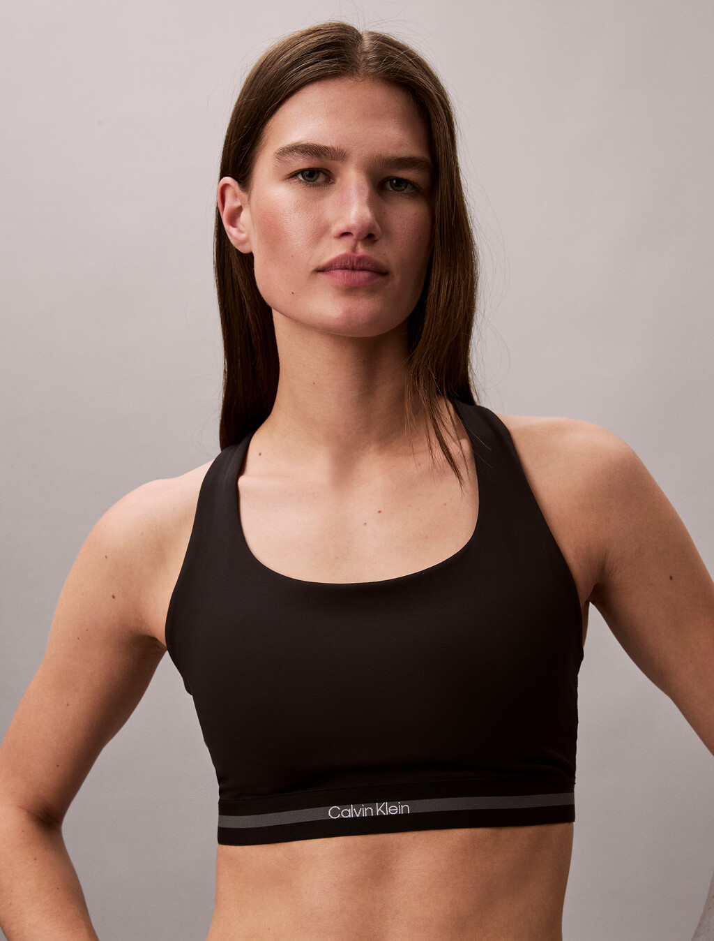 Quick-Dry Medium-Impact Sports Bra, Black, hi-res
