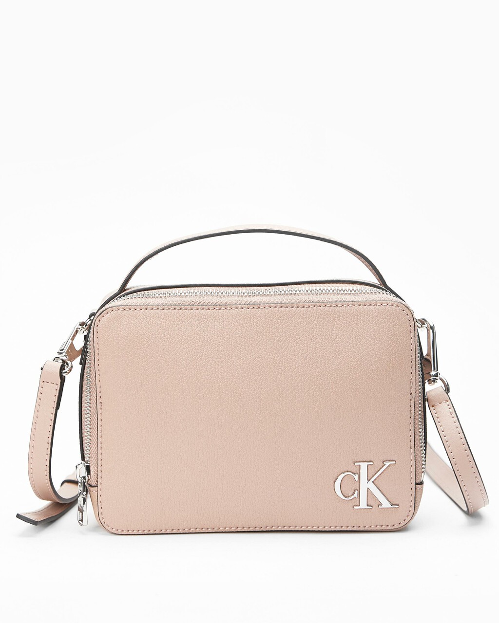 MINIMAL MONOGRAM CAMERA BAG, DARK BLUSH, hi-res