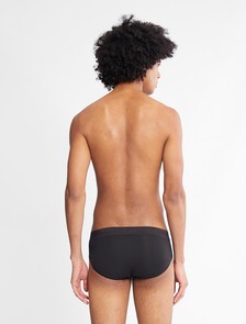 Ck Black Cotton Hipster Briefs, Black, hi-res
