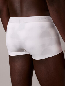 Low Rise Trunks - CK Black, FOGGY LOGO_HARBOR MIST, hi-res