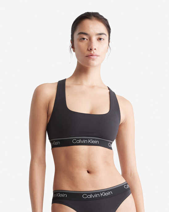 ATHLETIC COTTON LIGHTLY LINED BRALETTE