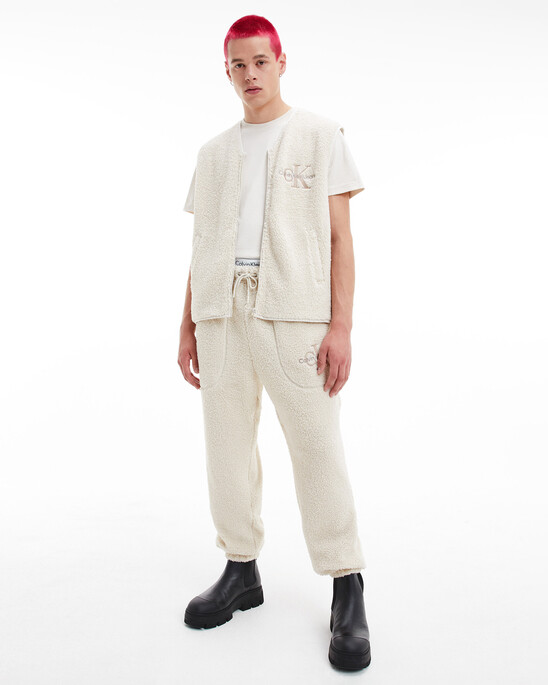 GENDERLESS 中性 MONOGRAM 抓毛背心