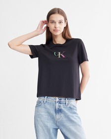 Hyper Real  漸變 Monogram T 恤, Ck Black, hi-res