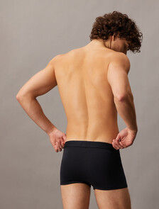 Silk Knit Low Rise Trunks, Black, hi-res