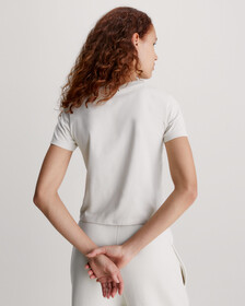 Slim Varsity Logo T-Shirt, Eggshell, hi-res