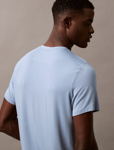 Ultra Soft Modal Henley Sleep T-Shirt, Faded Denim, hi-res