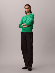 羊絨寬鬆毛衣, Bright Green, hi-res