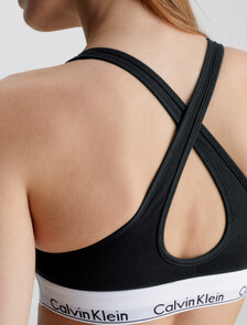 Icon Cotton 集中型低胸內衣, BLACK, hi-res