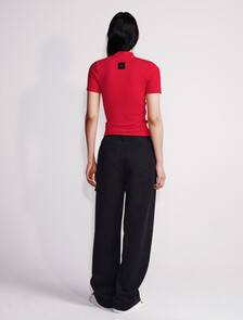 Wide Leg Cargo Pants, Black, hi-res