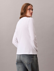 Standard Logo Slim Tee, Brilliant White, hi-res