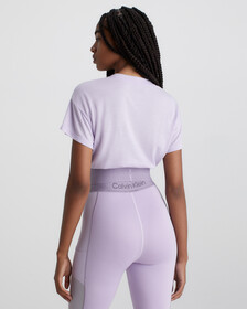 Cropped Gym T-Shirt, PASTEL LILAC, hi-res