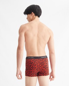 CALVIN KLEIN 1996 TRUNKS, BLURRED LEOPARD PRINT_HAZARD, hi-res