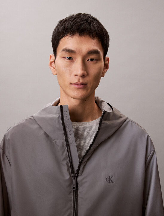 Reflective Ombre Windbreaker Jacket